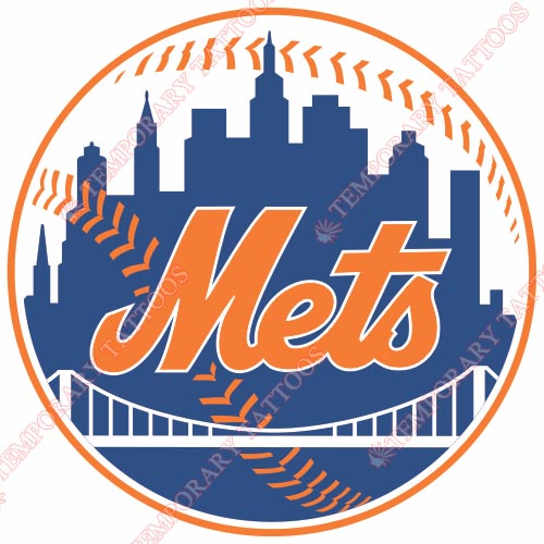 New York Mets Customize Temporary Tattoos Stickers NO.1754